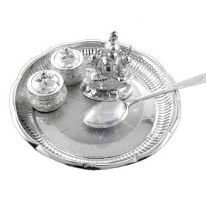 Auspicious Ganesh Puja Thali