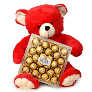 chocolate teddy bear