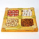 Delectable Hamper of Dry Fruits & Sweets 