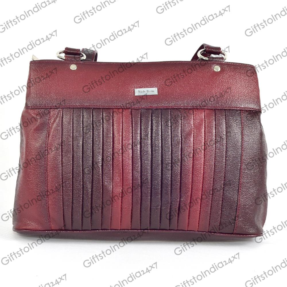 Elegant Dark Brown Ladies Handbag