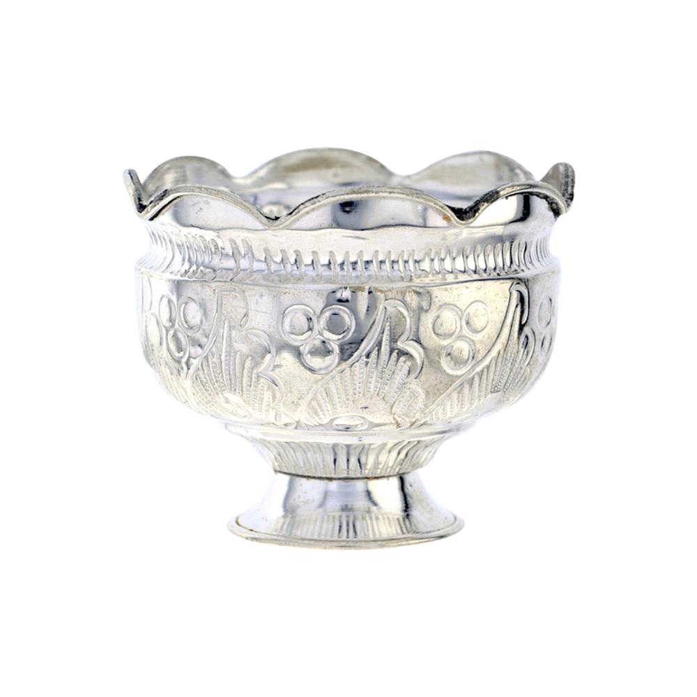 Silver Flower Bowl