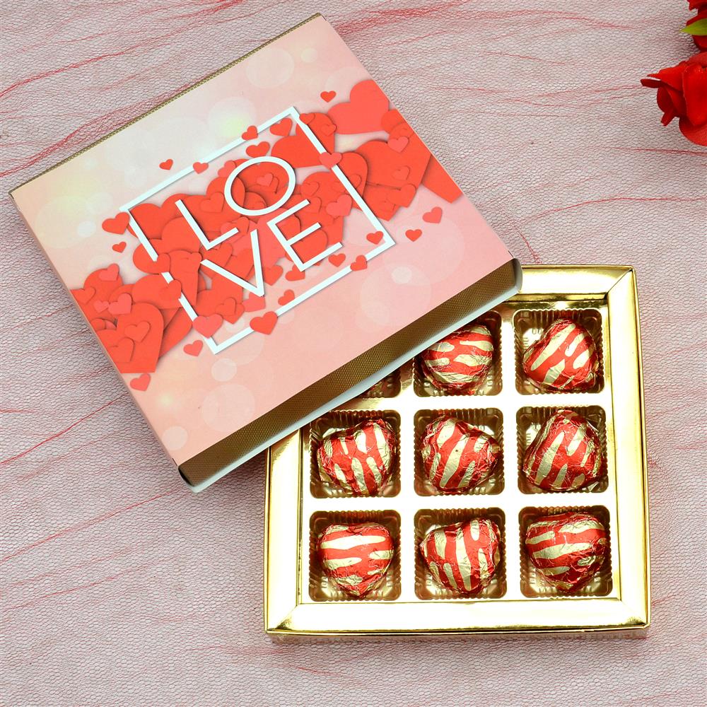 Love Handmade Chocolate Box, Handmade Chocolates on Valentine