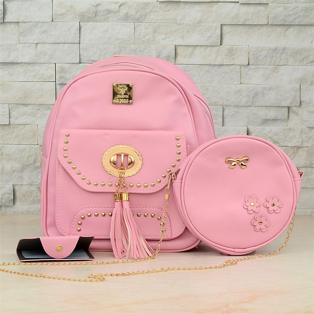 accessorize pink bag