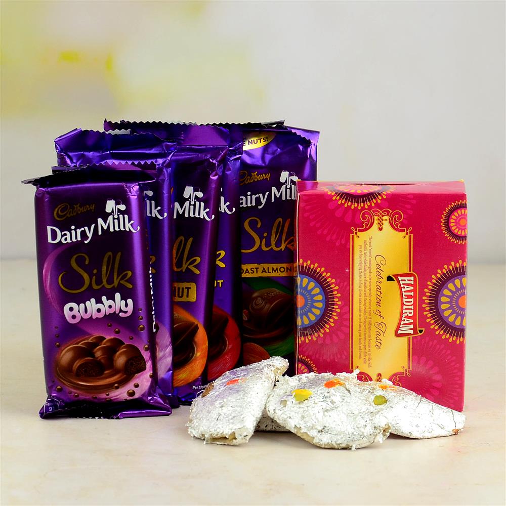 Delightful Dairy Milk with Kaju Gujia