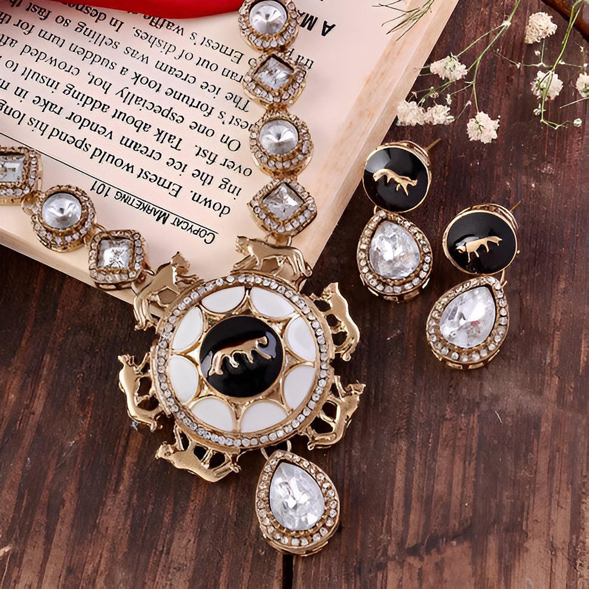 Majestic Panther Royal Jewelry Set