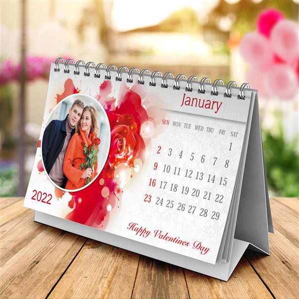 Send Personalized Love Calendars on Valentines Day to India